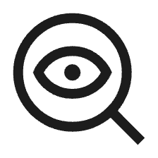 Callout icon of an open book outline, indicating a note.