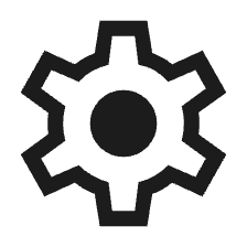 Category icon of a gear, indicating configuration settings.