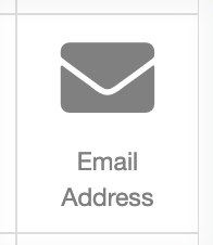 Image of the waiver 'email address' field option