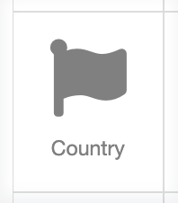 Image of the waiver 'country' field option