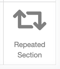 Image of the waiver 'repeated section' field option